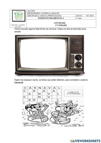 Atividade carnavalesca