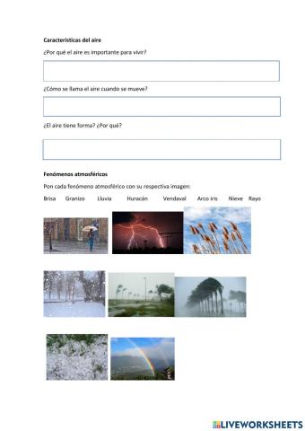 El tiempo y el clima