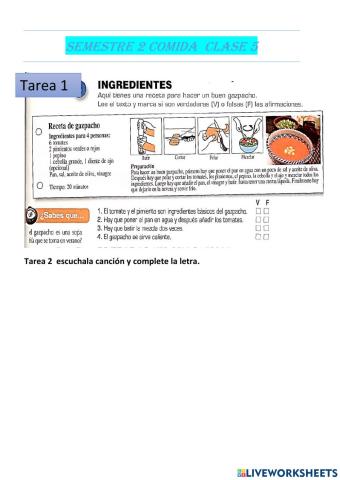 2 Semestre Comida clase 5