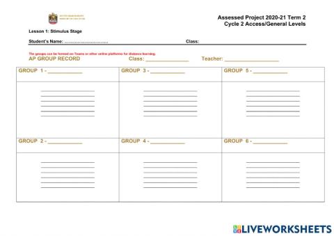 Assessed writing project survey