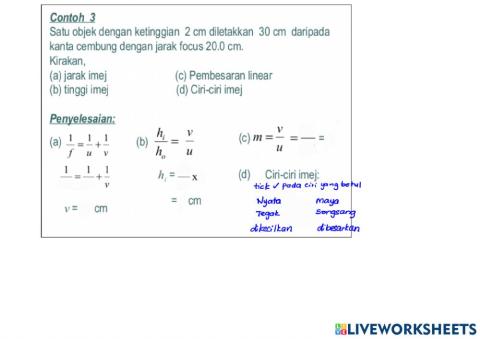 6.4 formula kanta nipis cembung