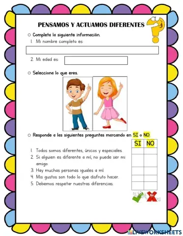 Pensamos y actuamos diferentes