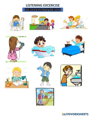 Listening daily routines