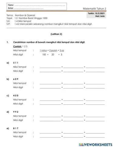 Cerakin nombor tahun2