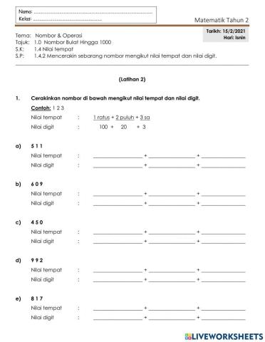 Cerakin nombor tahun2
