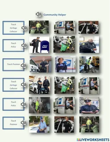 Community Helper -  garbage collector, postman, police -1.02 - George