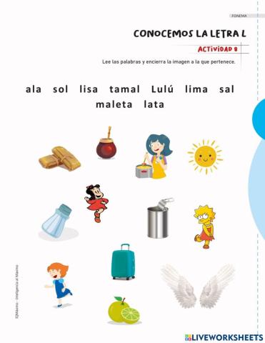 Actividad 8 letra L