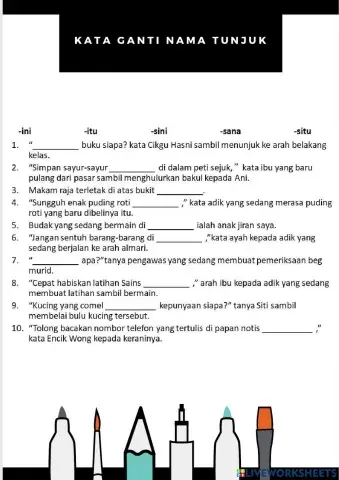 Kata ganti nama tunjuk