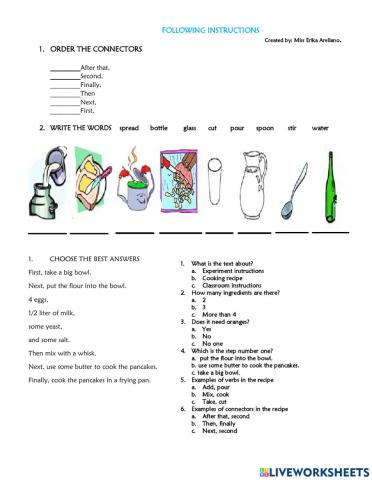 Following instructions