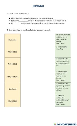 Geografía de Honduras.