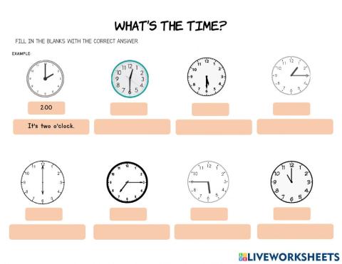 What's the time?