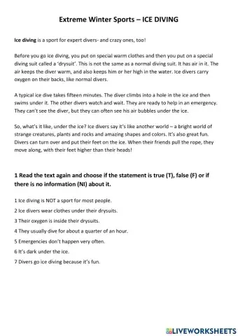 Extreme Winter Sports