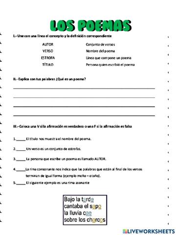Los poemas