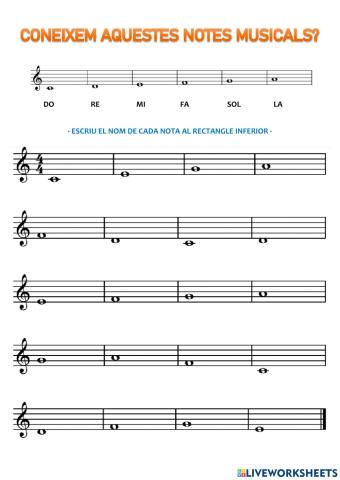 Notas musicales