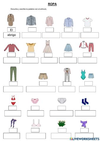 La ropa