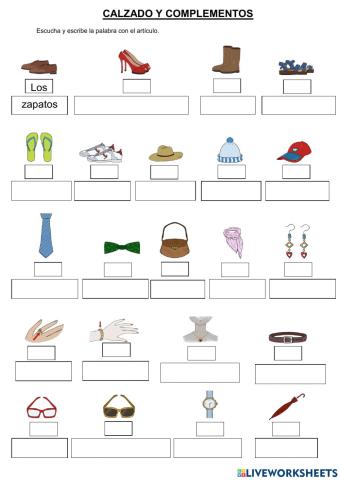 Calzado y complementos