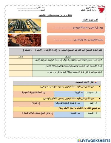 من صناعات بلادي: الالمنيوم
