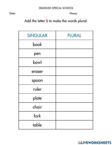 Plurals