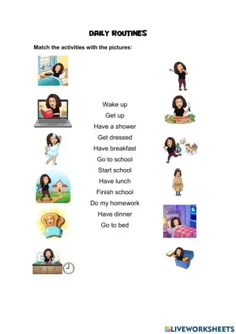 Daily routines- Past