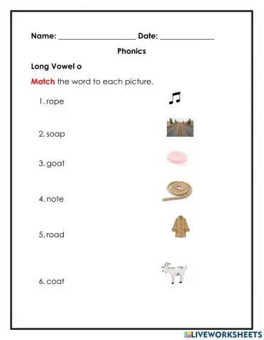 Long Vowel o