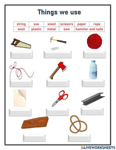 Things we use