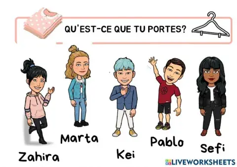 Qu'est-ce que je porte?