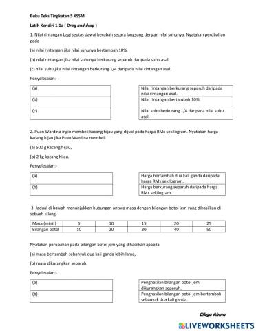 Buku Teks Bab 1 Ubahan Latih Kendiri 1.1a