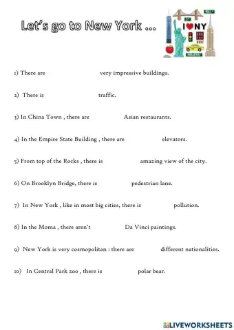 New York city  Quantifiers