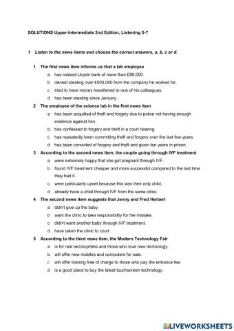 The News Listening practice