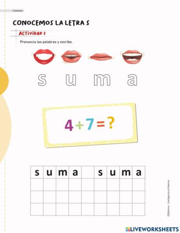 Actividad 2 letra S