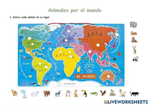Animales por el mundo