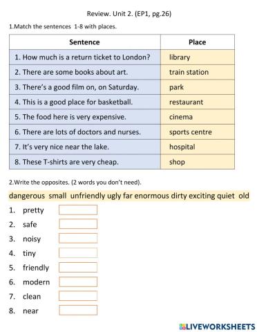 Review.Unit 2.Part 1.EP1.
