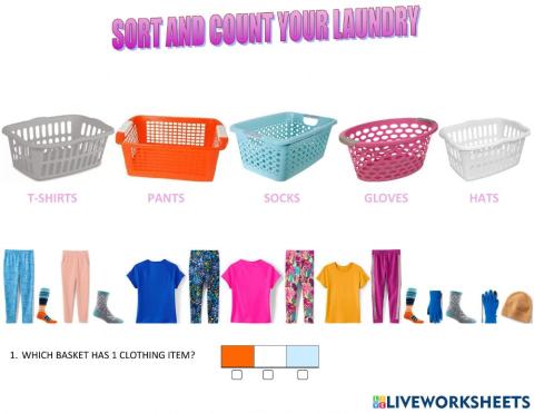 Sort the laundry