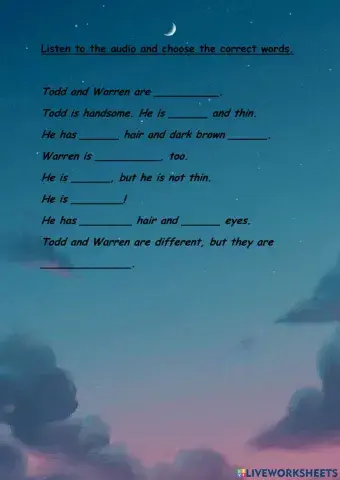 Listening test Intro 2