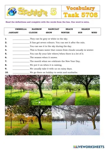 Spotlight 5 Task 5708