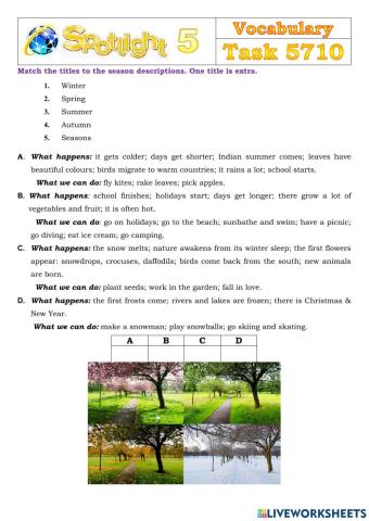 Spotlight 5 Task 5710