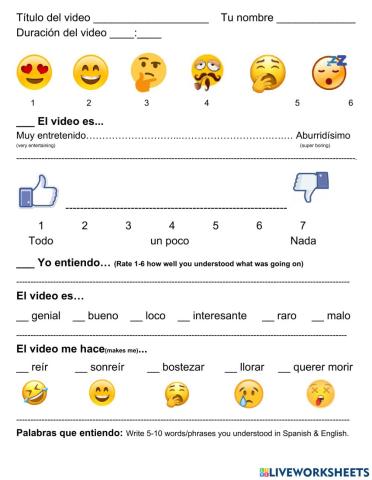 Crítica de un video