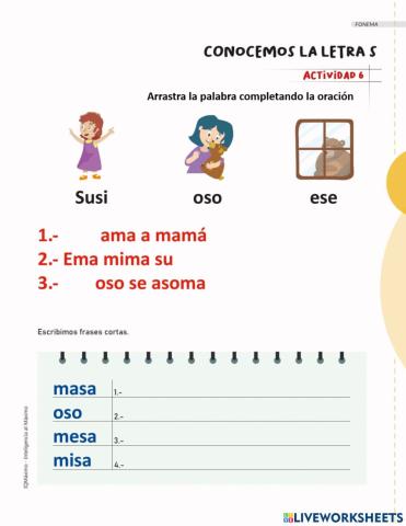Actividad 6 letra S