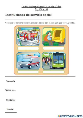 Instituciones de servicio social-2G