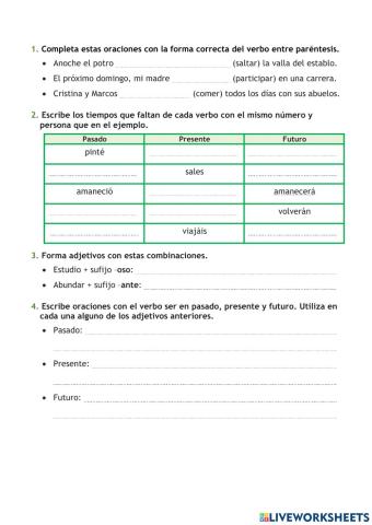 Repaso Tema 6 Lengua