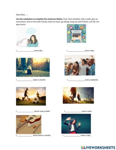 Frea time activities