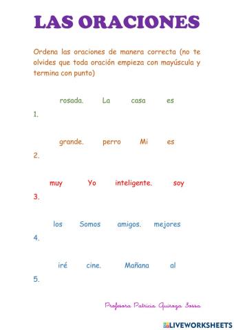 Oraciones