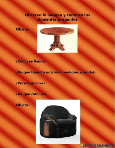 Descripción de objetos