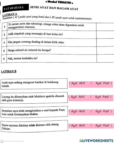Jenis ayat dan ragam ayat
