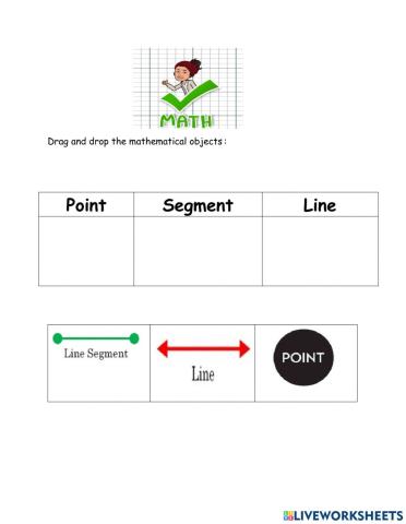 Point segment line