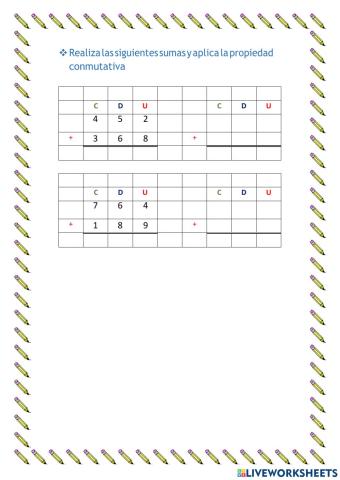 PROPIEDAD CONMUTATIVA