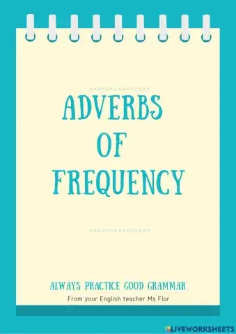 Adverbs of Frequency