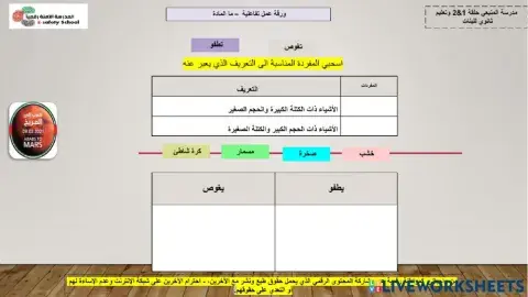 المادة