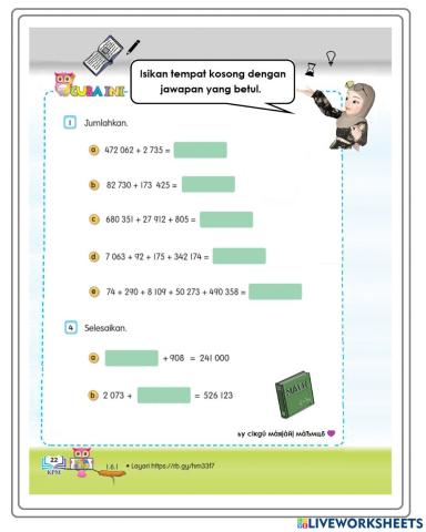 Tambah hingga 1 000 000