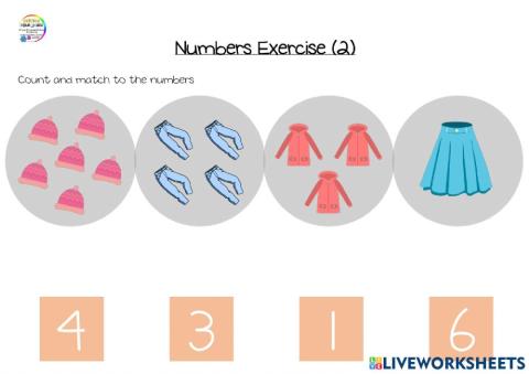Numbers exercise (2)